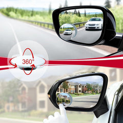 360° Wide View Blind Spot Car Mirror Drive Safer, Smarter & Stress Free ( 2 mirror )
