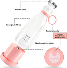 Portable Mini USB Rechargeable Juice Blender